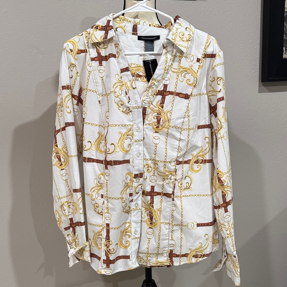 Ashley Stewart Button Down Shirt